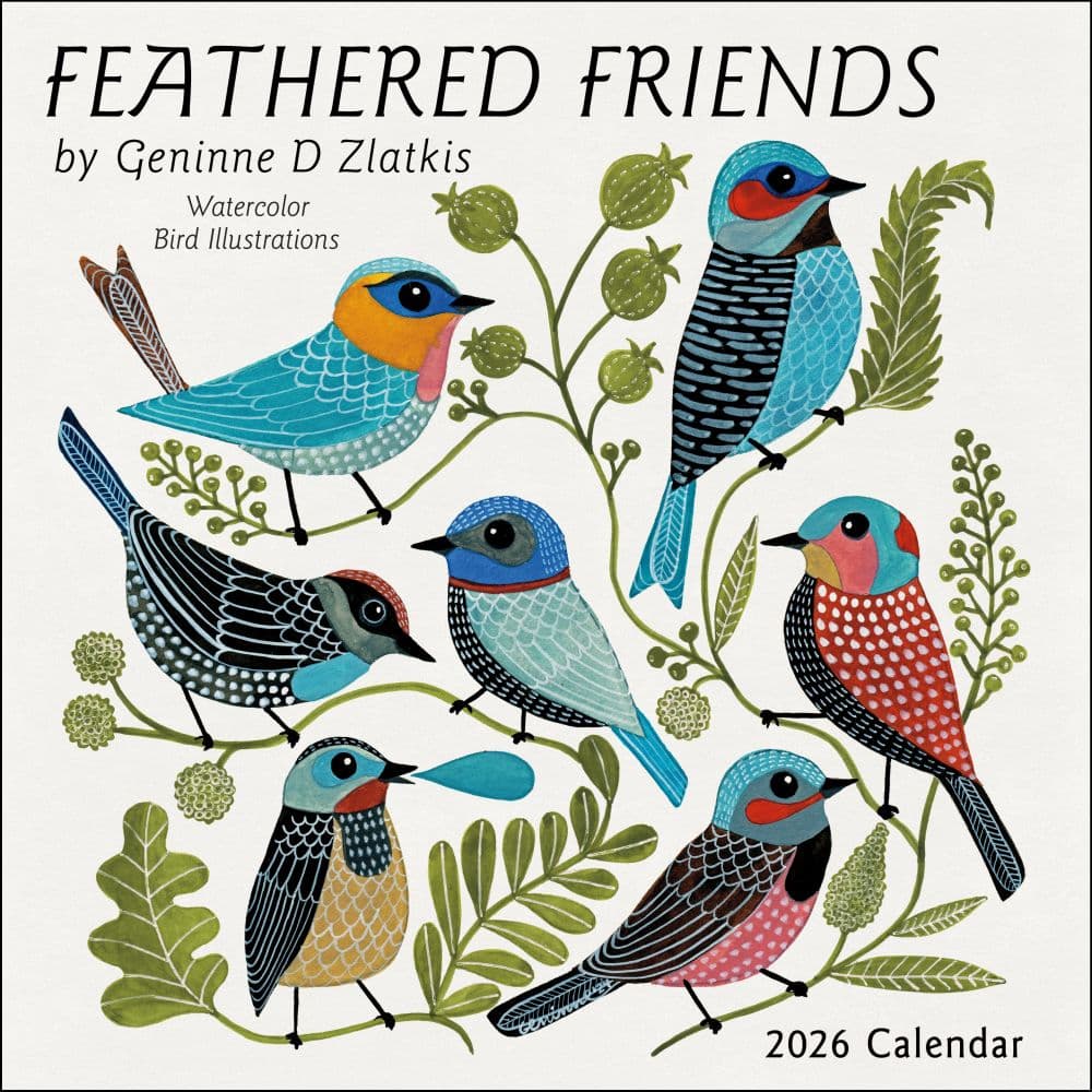 Feather Friends 2026 Wall Calendar Main Image