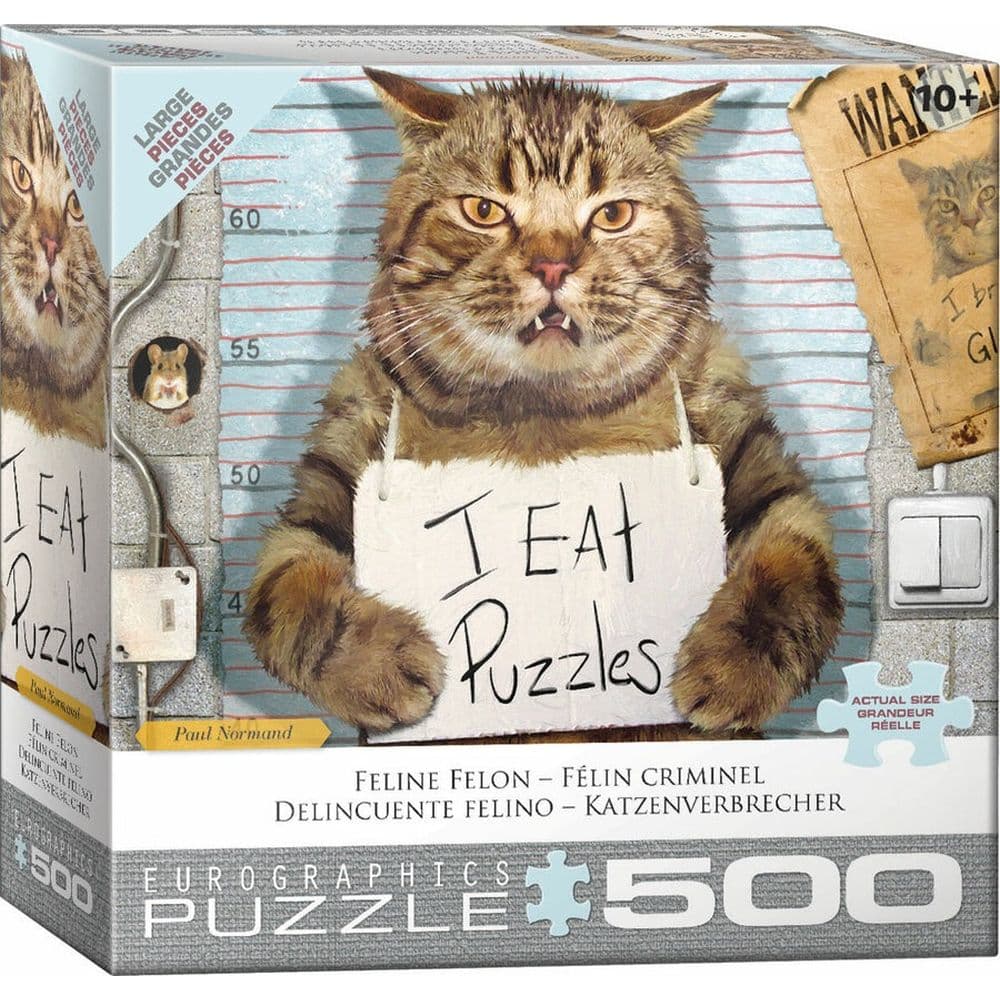 Feline Felon 500 Piece Puzzle Main Product Image