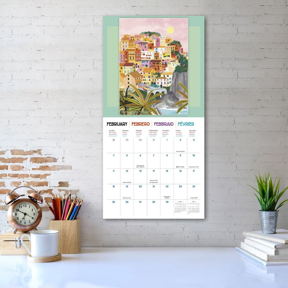 The Colorful World of Rhi James 2024 Wall Calendar Fifth Alternate Image width=&quot;1000&quot; height=&quot;1000&quot;
