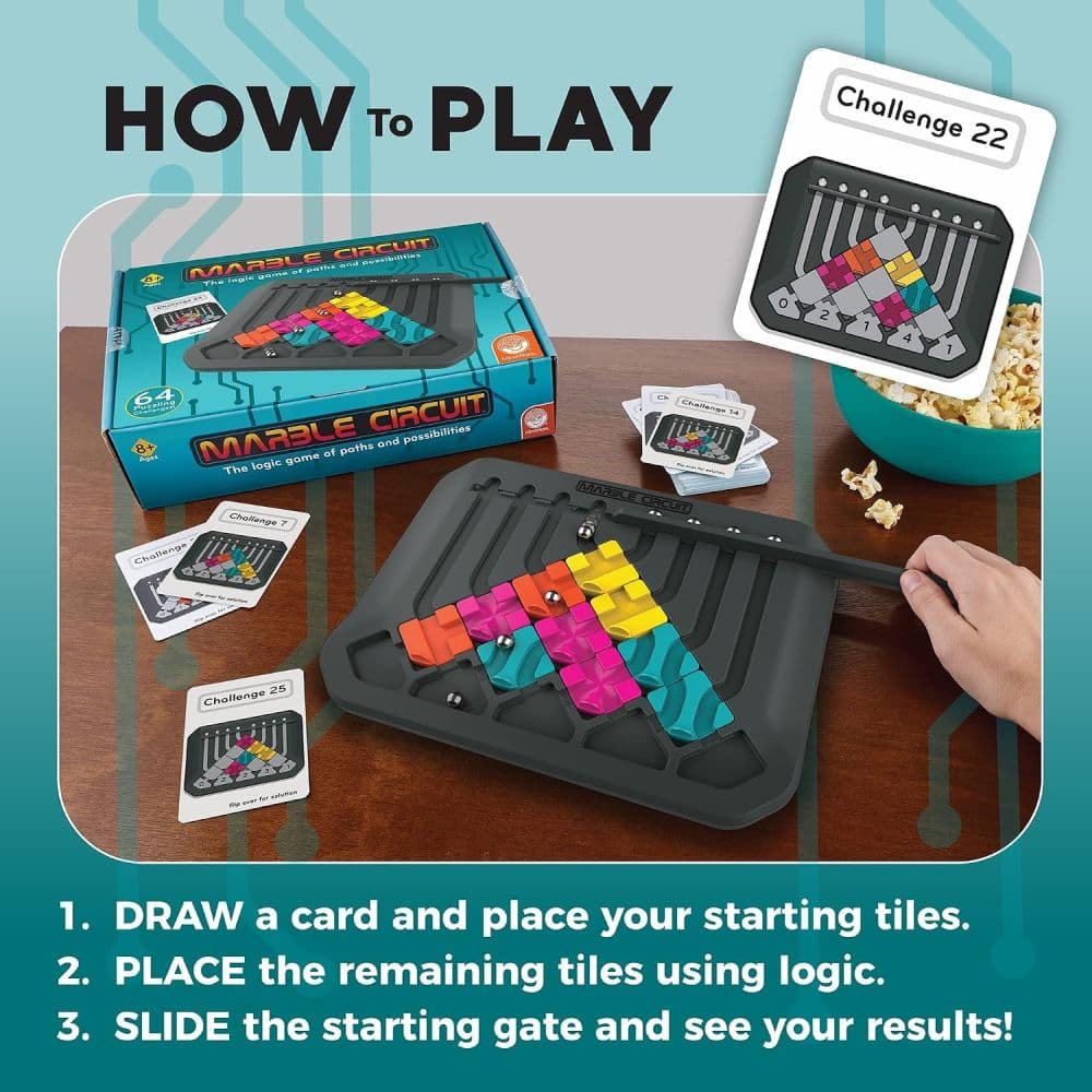 Marble Circuit Brainteaser Game Third Alternate Image