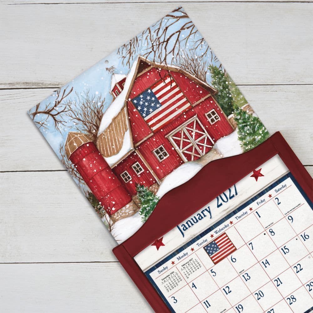 Old Glory 2027 Wall Calendar by Susan Winget Fifth Alternate Image