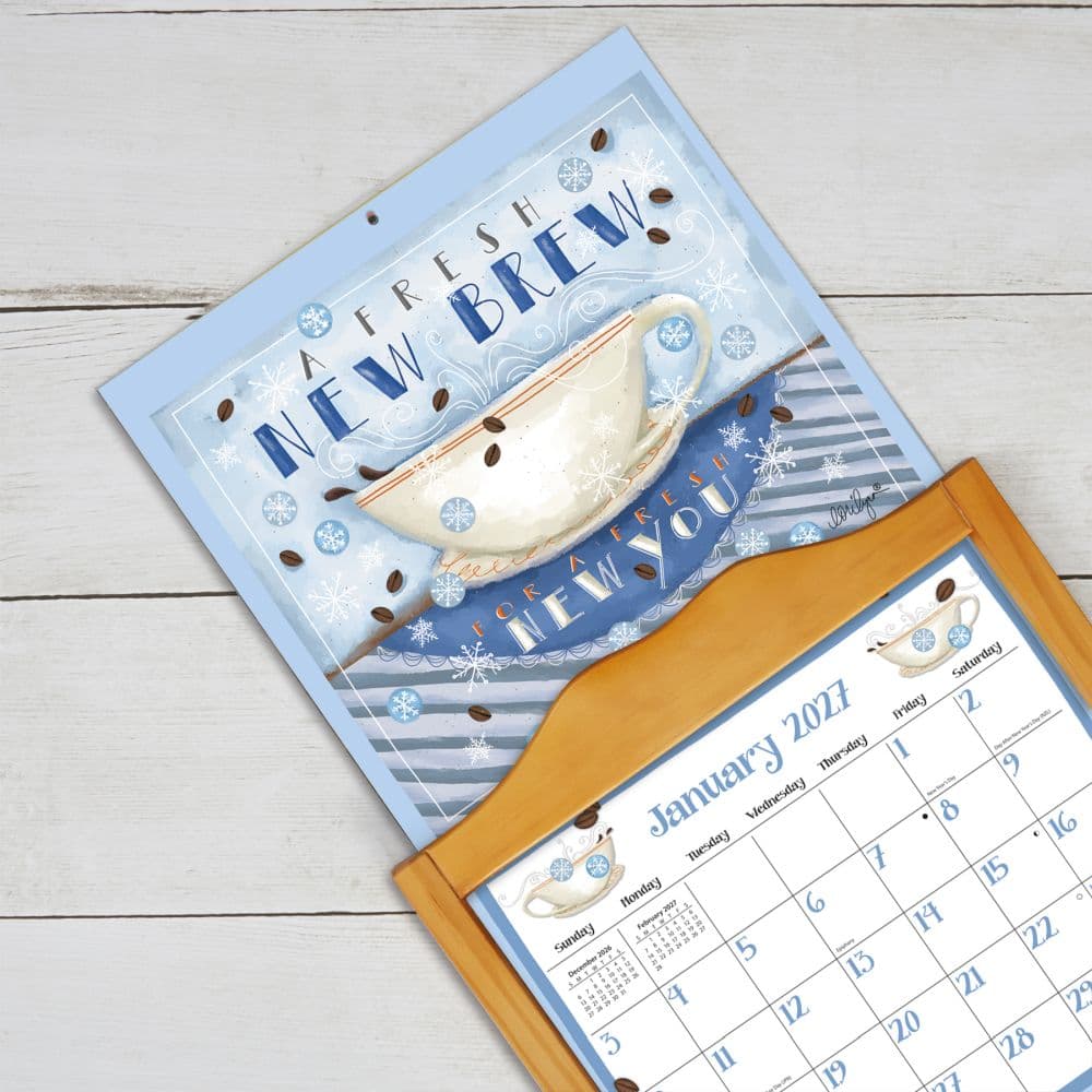 Coffee 2027 Wall Calendar by LoriLynn Simms Sixth Alternate Image