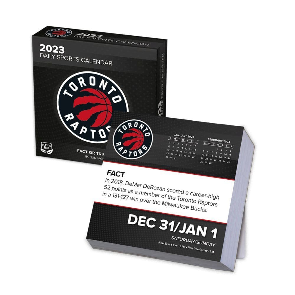 Toronto Raptors 2023 Desk Calendar