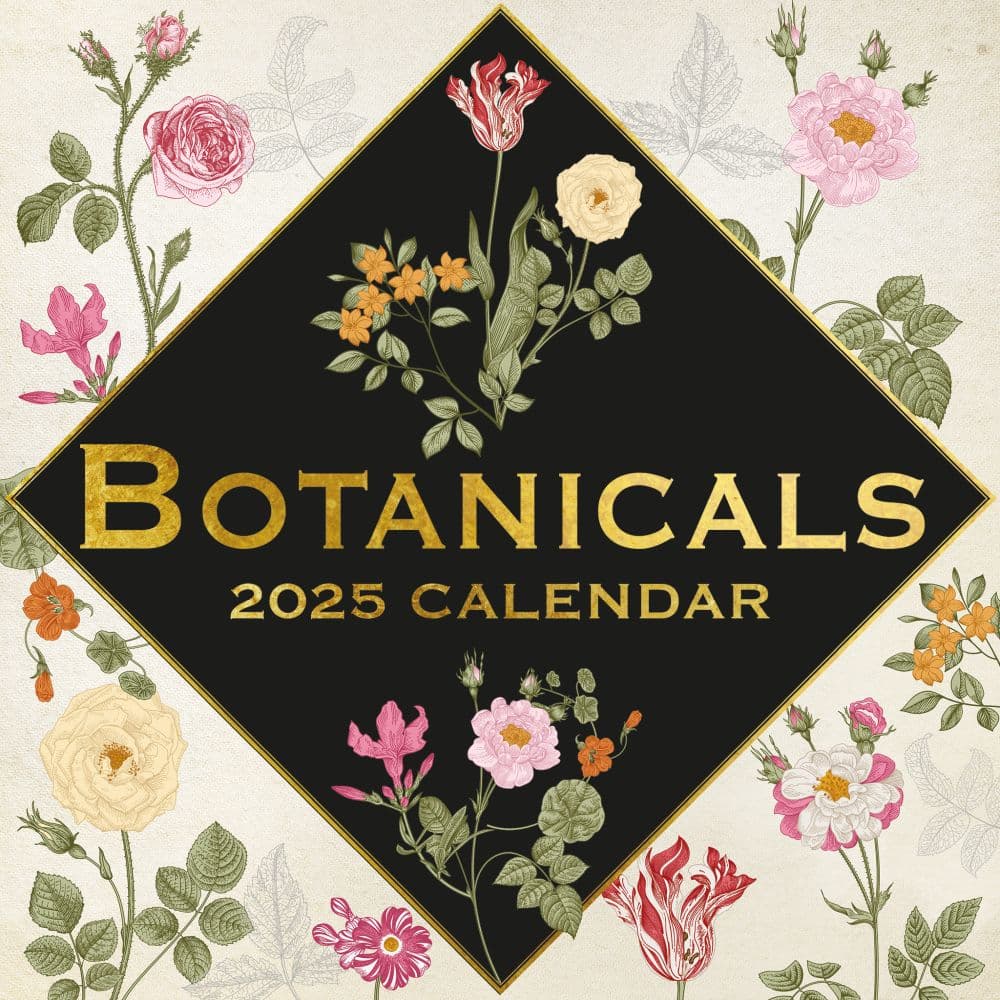 Botanicals 2025 Wall Calendar