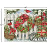 image Christmas Fence 500 Piece Puzzle Fifth Alternate Image