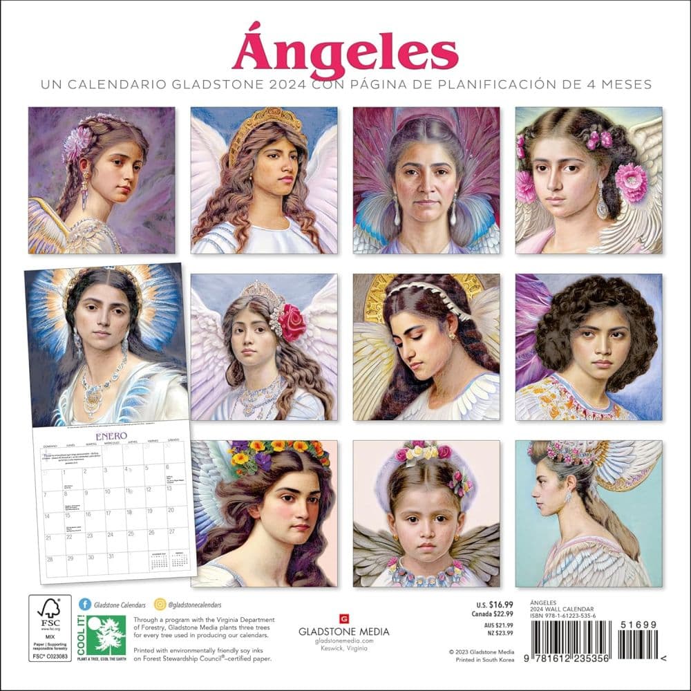 Angeles Bilingual Spanish 2024 Wall Calendar First Alternate Image width=&quot;1000&quot; height=&quot;1000&quot;