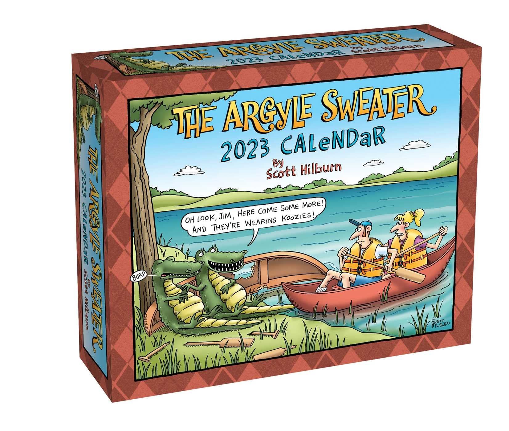Andrews McMeel Publishing Argyle Sweater 2023 Day-to-Day Calendar