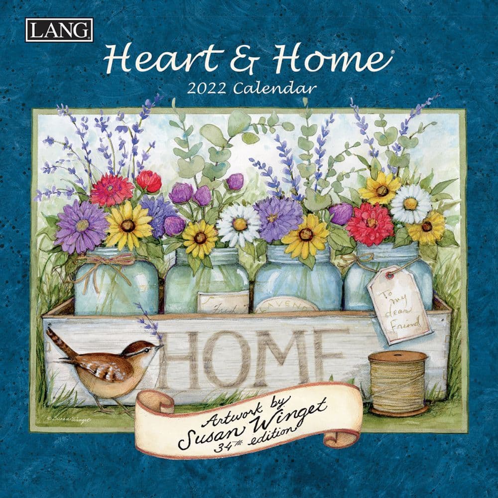 Heart and Home 2022 Mini Wall Calendar