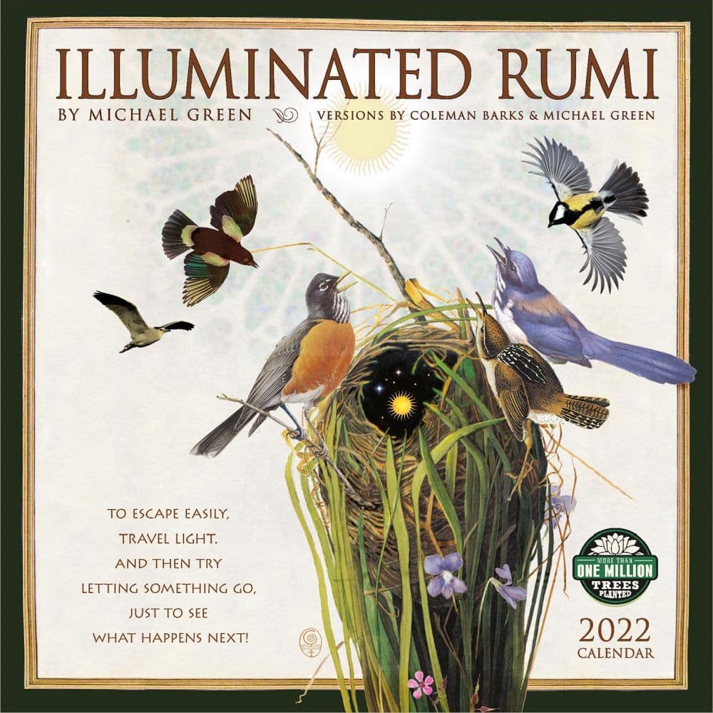 Rumi Illuminated 2022 Wall Calendar