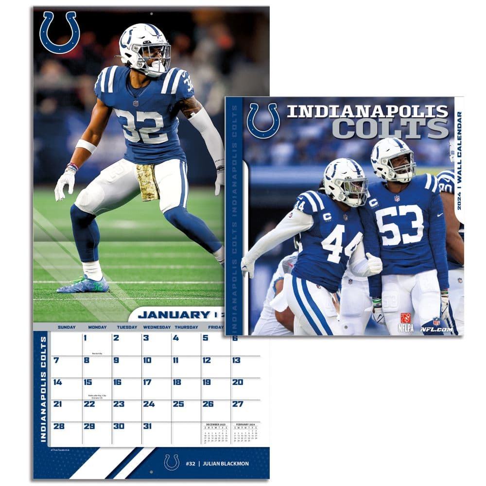 Indianapolis Colts 2024 Mini Wall Calendar