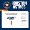 image MLB Houston Astros 2025 Desk Calendar First Alternate Image