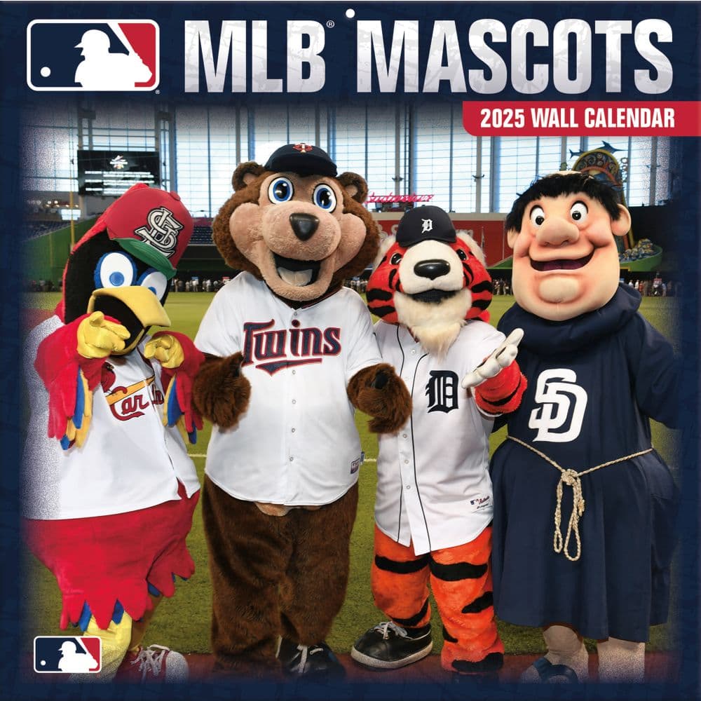image MLB Mascots 2025 Wall Calendar Main Image