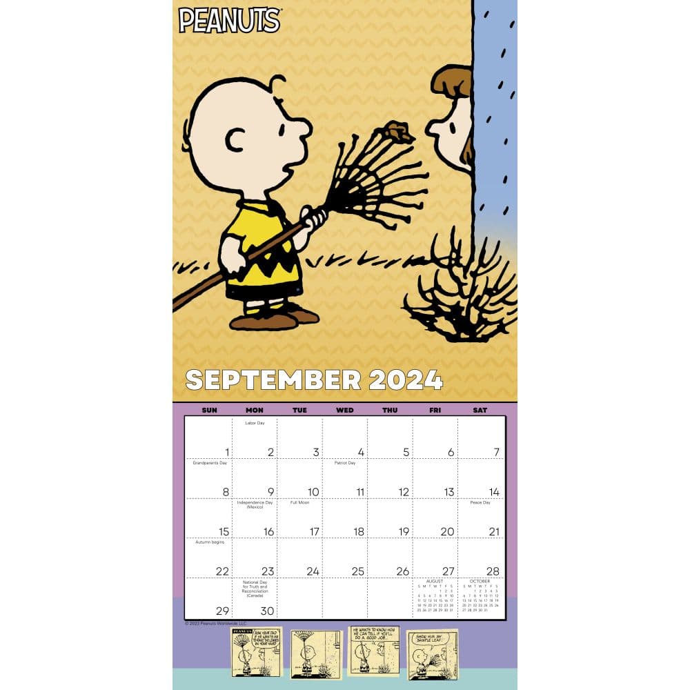Peanuts 2024 Mini Wall Calendar