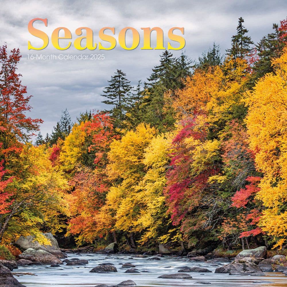 Seasons 2025 Wall Calendar  Main Image