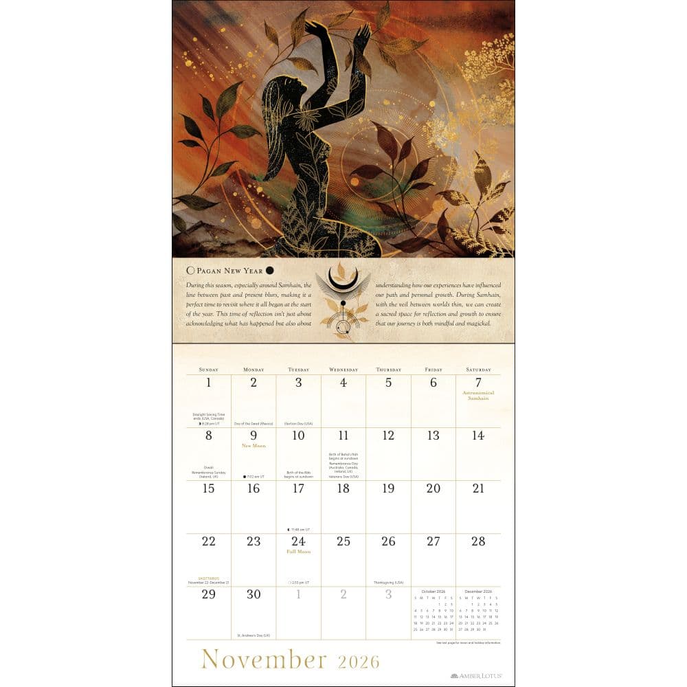 Year of the Witch 2026 Wall Calendar Third Alternate Image