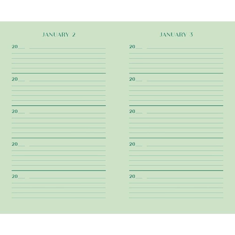 Malachite Green One Line a Day Memory Book Second Alternate Image