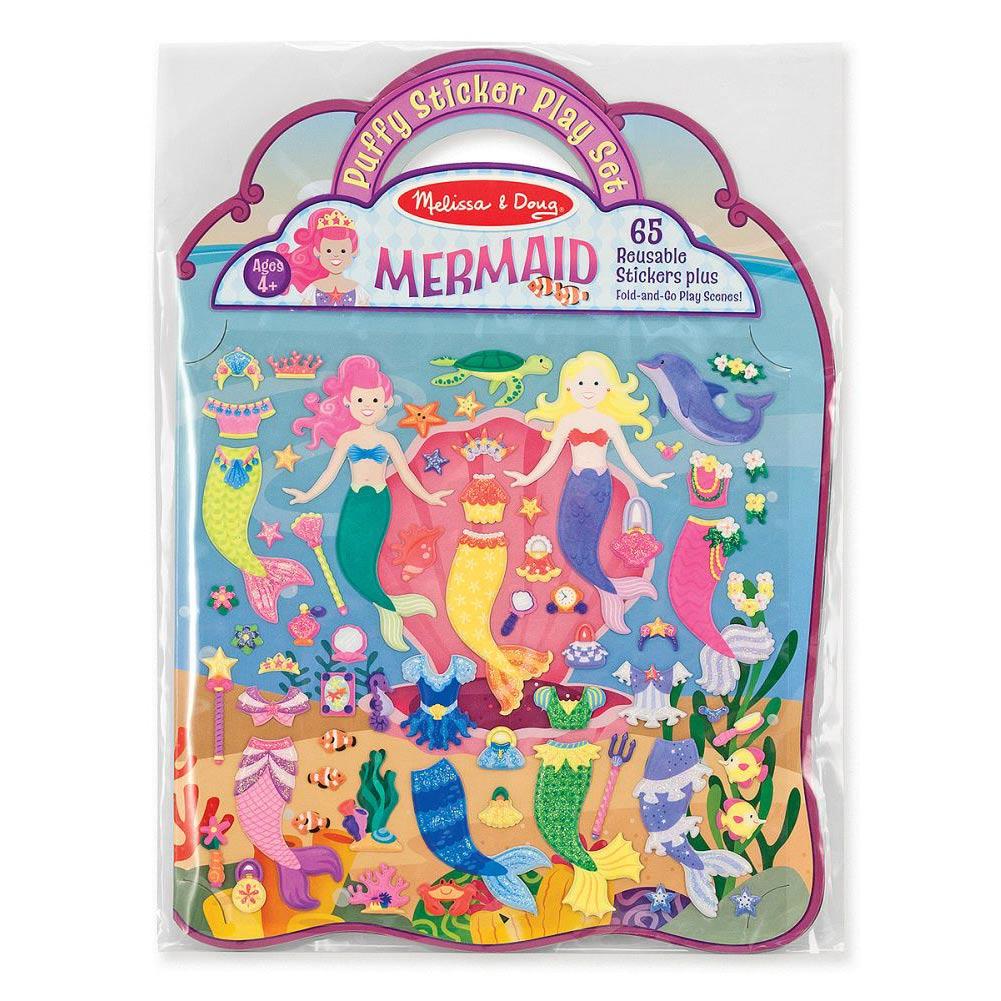 Puffy Sticker Mermaid Play Set Main Image