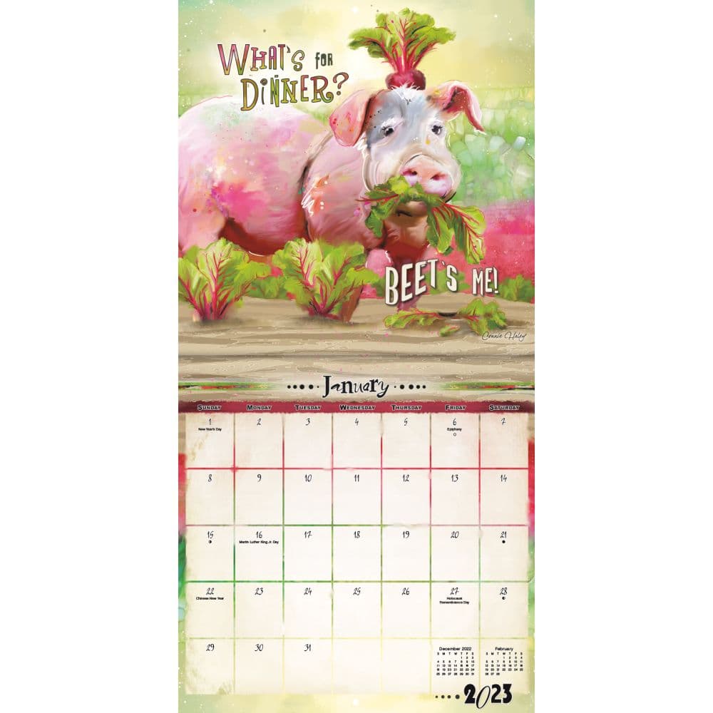 Sassy Animals Haley 2023 Wall Calendar - Calendars.com
