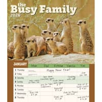 image Busy Family 2026 Wall Calendar Main Product Image
