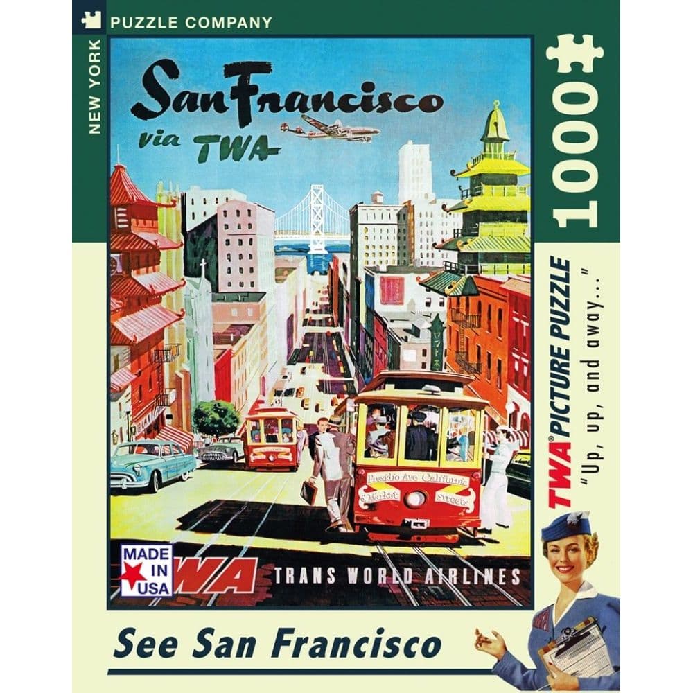San Francisco TWA 1000 Piece Puzzle Main Image