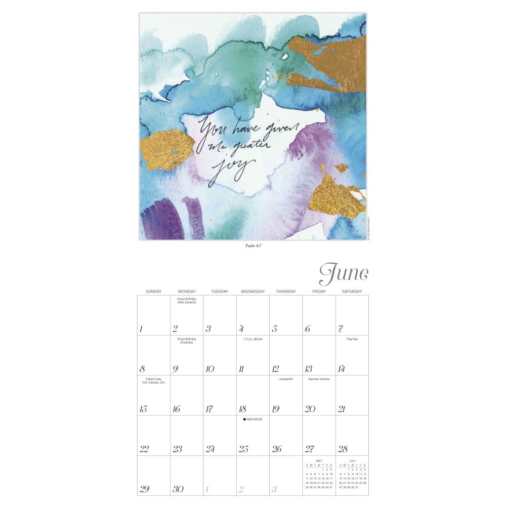 Bless This Year 2025 Wall Calendar by Rachel Hendrick Third Alternate Image width=&quot;1000&quot; height=&quot;1000&quot;
