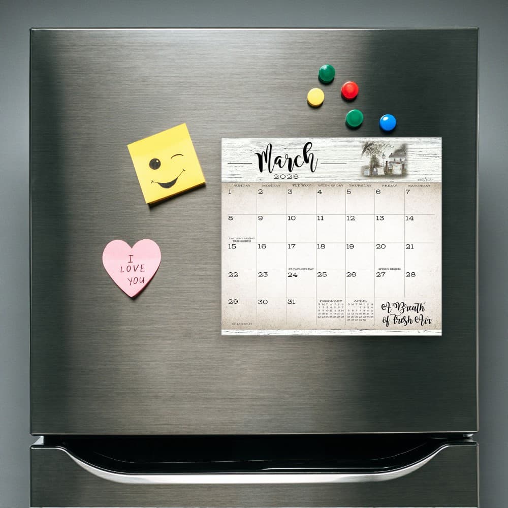 Farmhouse 2026 Magnetic Calendar by Billy Jacob Second Alternate Image