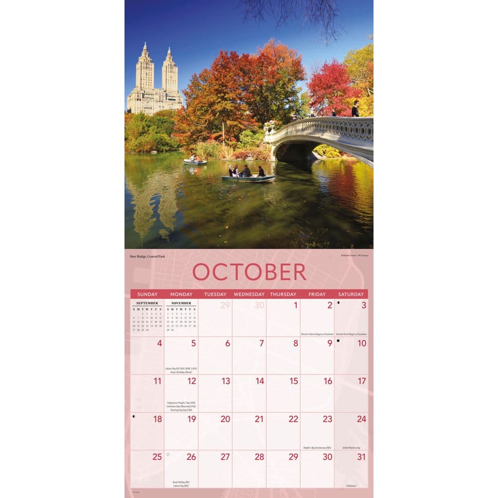 NYC 2026 Wall Calendar Fourth Alternate Image