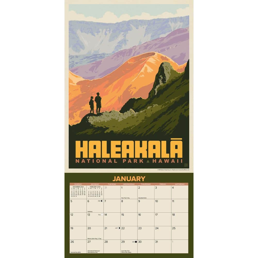 National Parks ADG 2025 Mini Wall Calendar Second Alternate Image width=&quot;1000&quot; height=&quot;1000&quot;