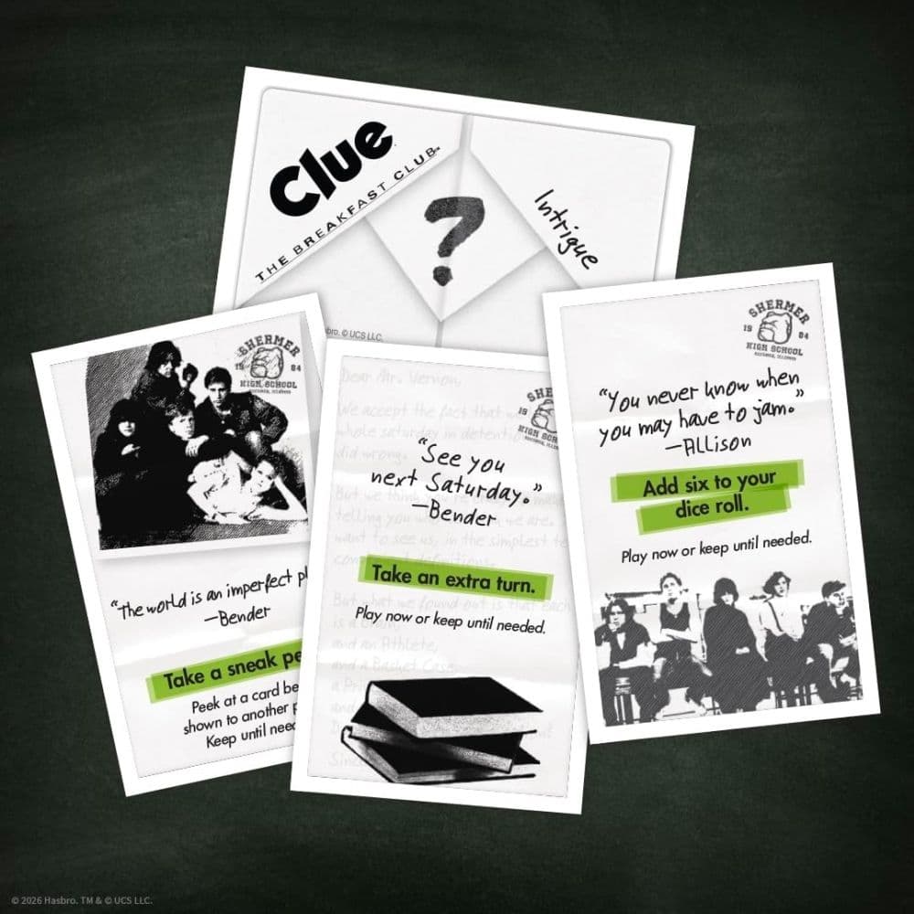 Clue The Breakfast Club Board Game Seventh Alternate Image