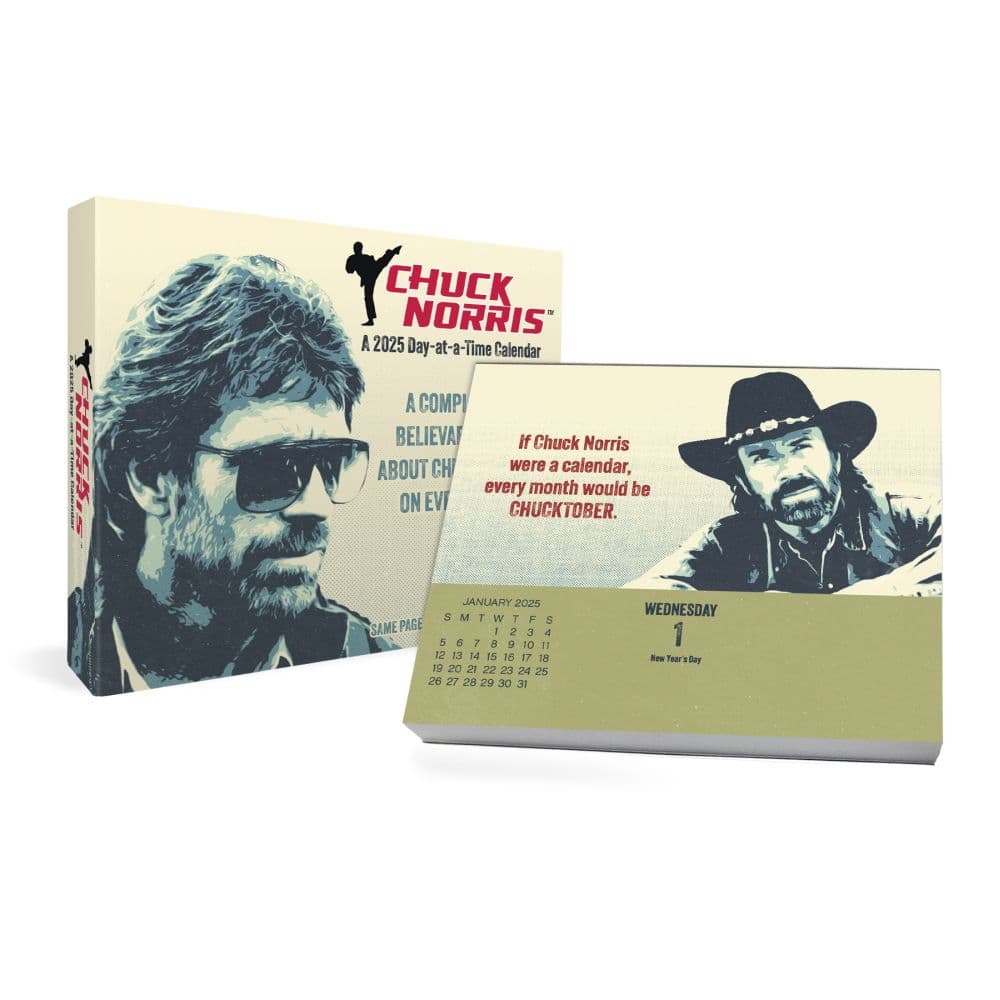 Chuck Norris 2025 Desk Calendar