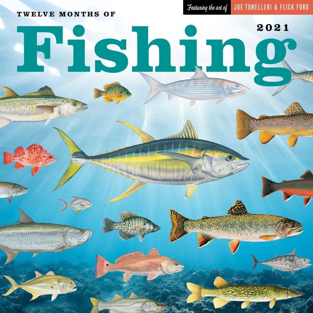 18 Best 2021 Fishing Calendars, Strikeee..... Calendar Buy