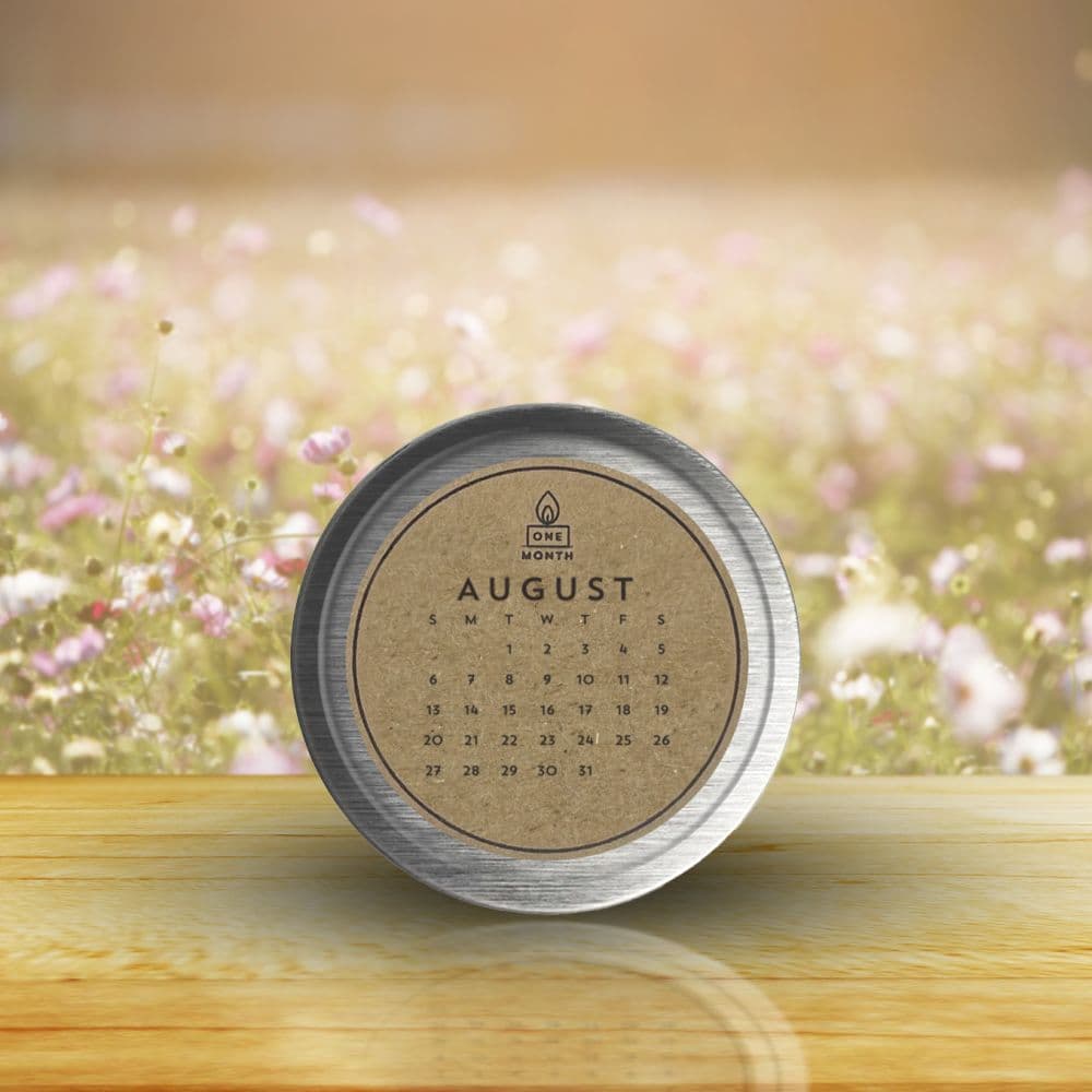 August Candle - Mango + Coconut calendar image