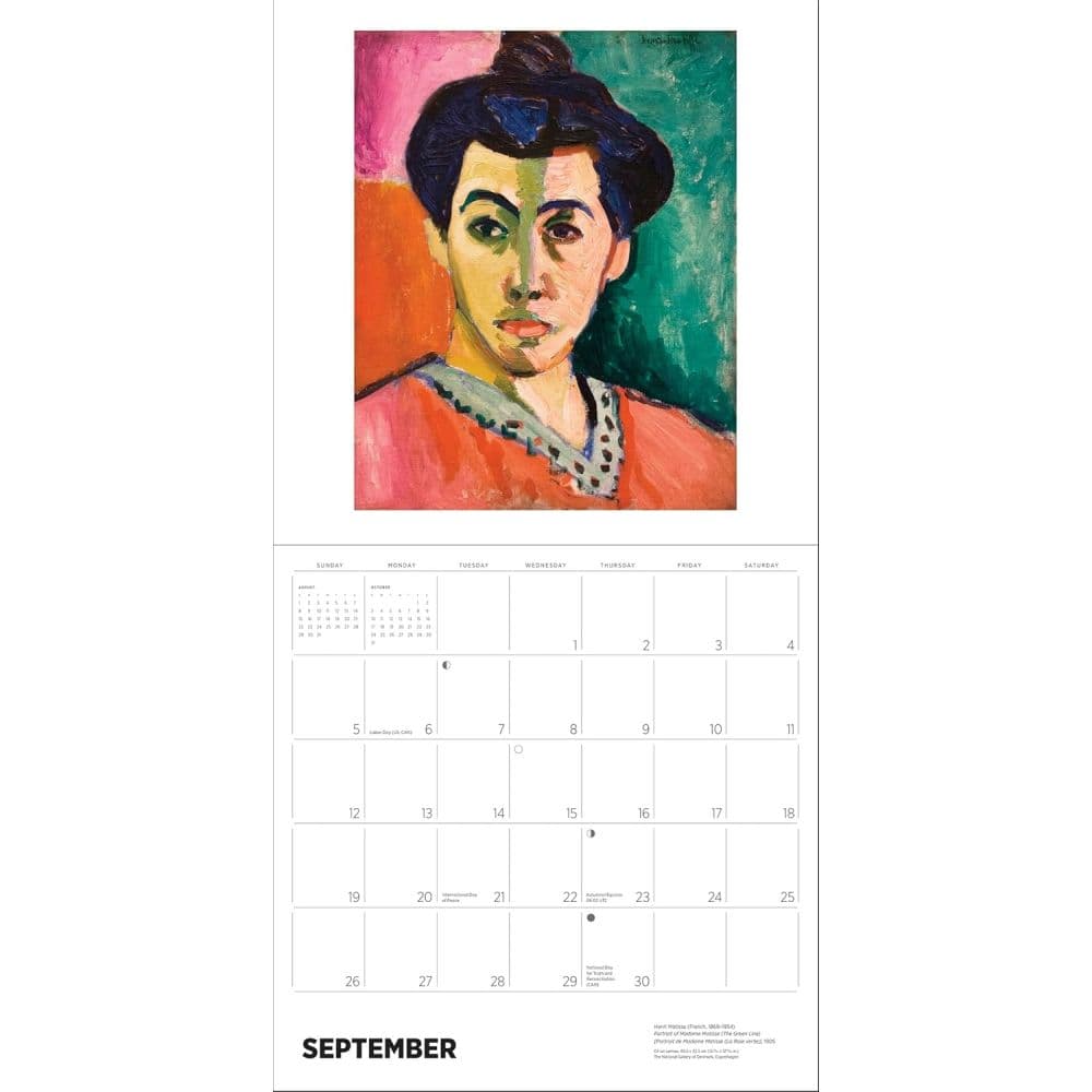 Henri Matisse 2027 Wall Calendar Sixth Alternate Image