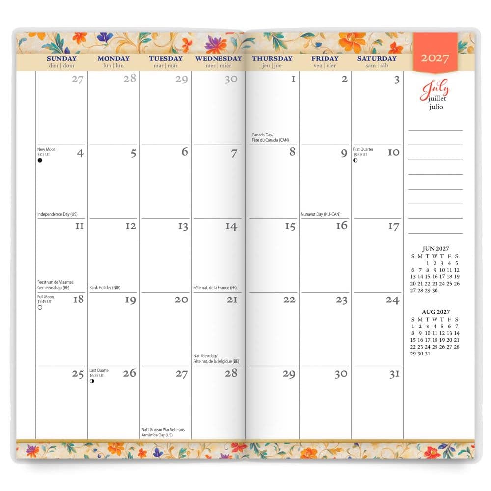 Tuscan Delight 2027 2 Year Pocket Planner Third Alternate Image