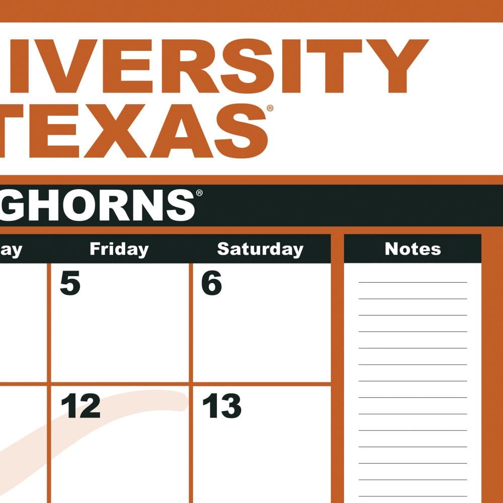 Texas Longhorns 2024 Desk Pad