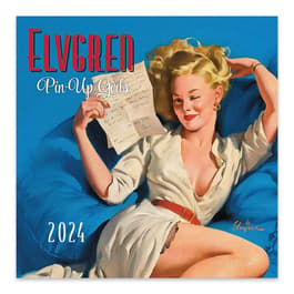 Gil Elvgren Pin-up Girls 2024 Wall Calendar