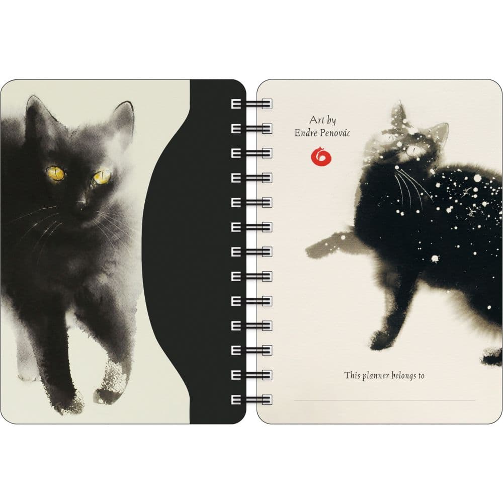 Artful Cat Weekly 2026 Planner Second Alternate Image