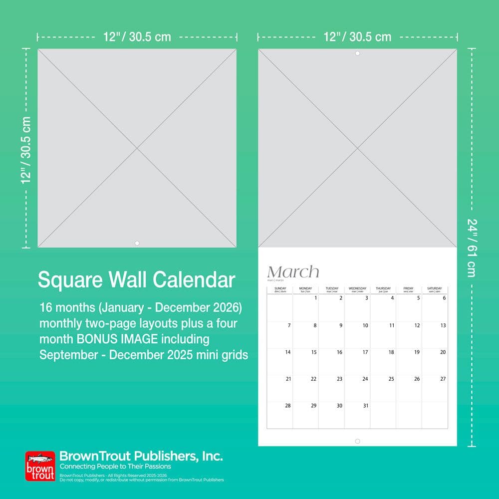 Pope Leo 2026 Wall Calendar Sixth Alternate Image