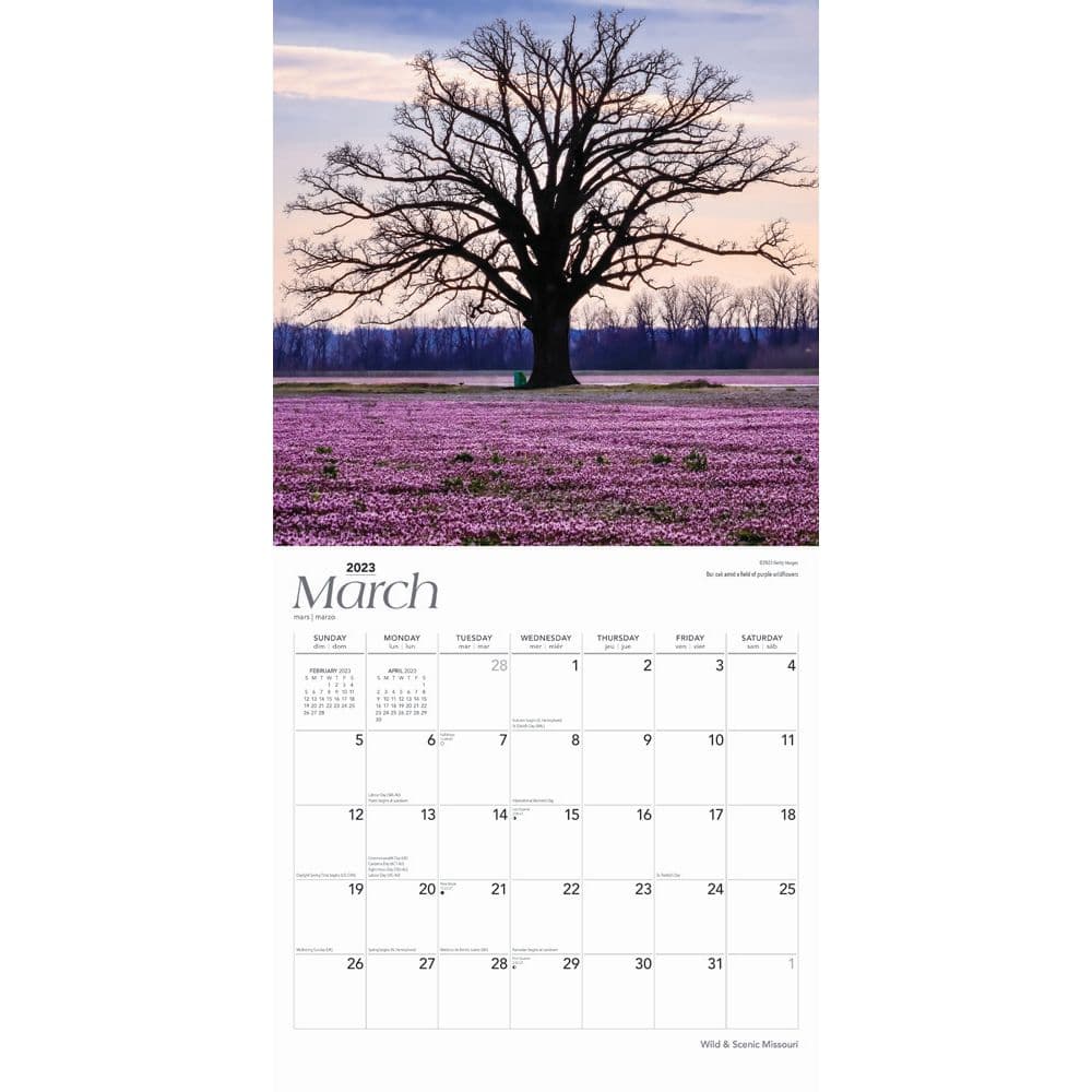 Missouri Wild and Scenic 2023 Wall Calendar - Calendars.com