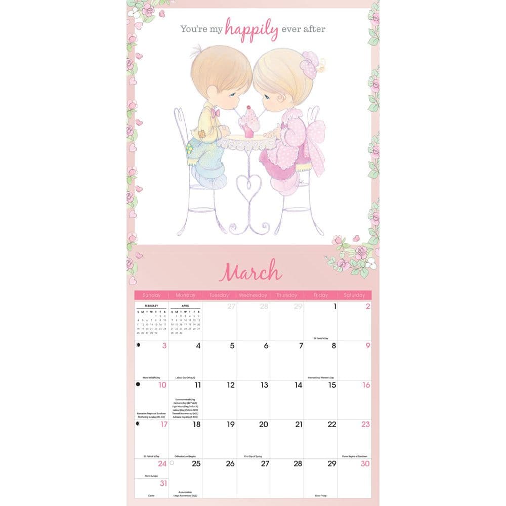 Precious Moments 2025 Wall Calendar