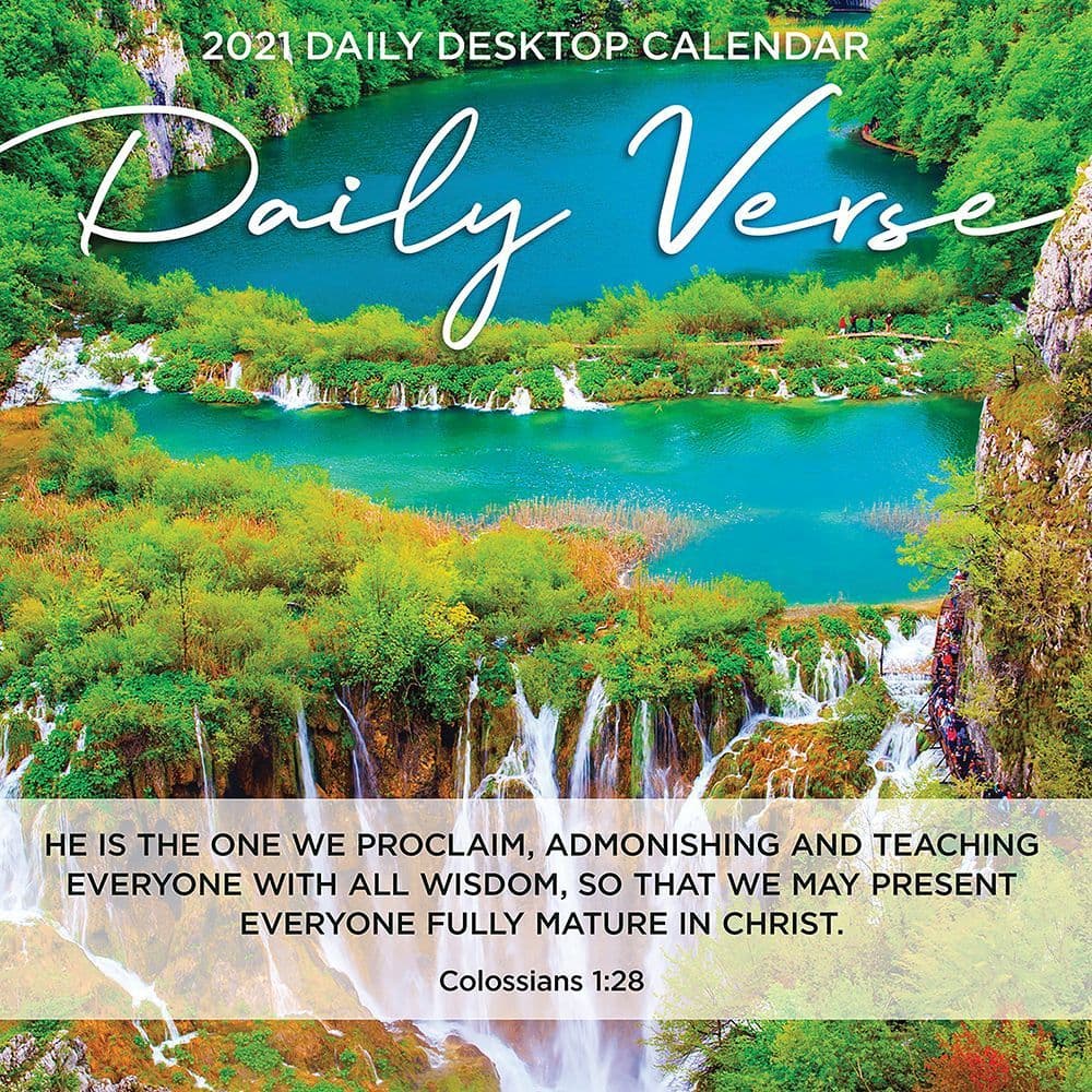 Daily Verse Desk Calendar - Calendars.com