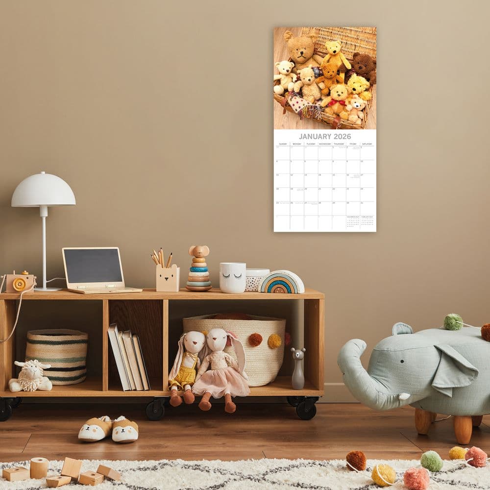 Teddy Bears 2026 Wall Calendar Second Alternate Image