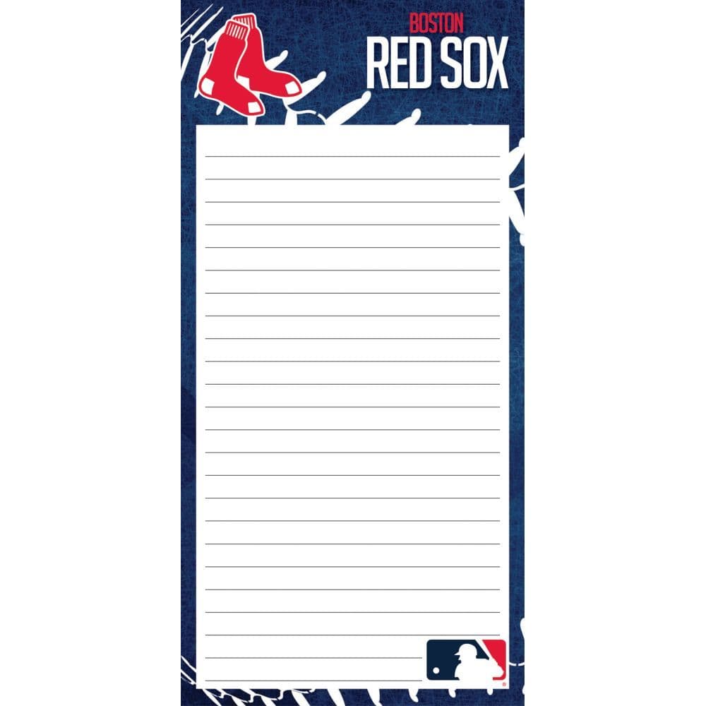 Mlb Boston Red Sox 2pack List Pad