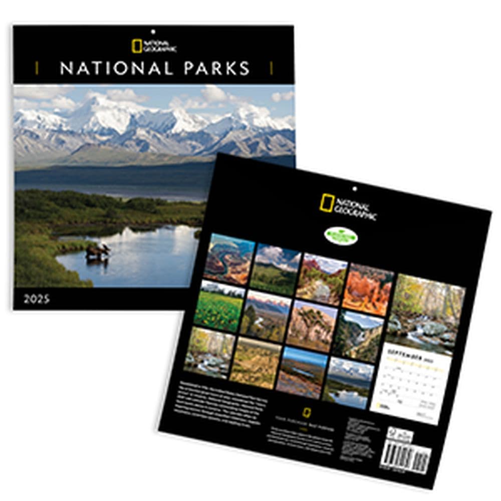 National Parks National Geographic 2025 Wall Calendar Sixth  Alternate Image