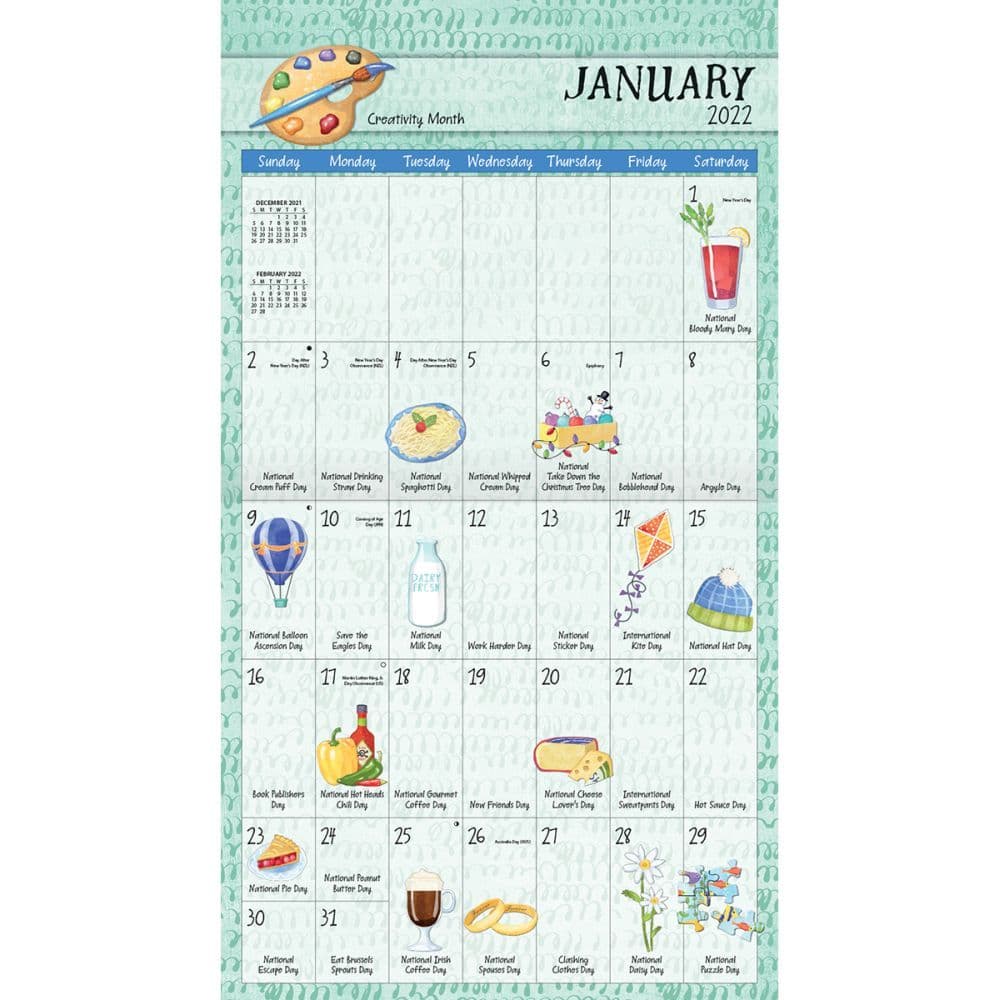 Celebrate Every Day 2022 Wall Calendar - Calendars.com