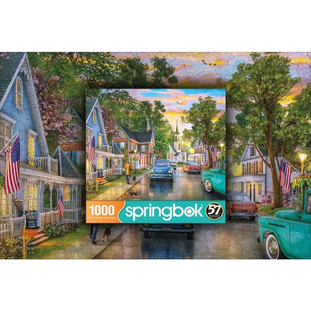 Blissful Borough 1000 Piece Puzzle Sixth Alternate Image