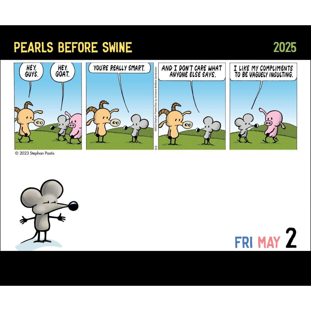 Pearls Before Swine 2025 Desk Calendar Third Alternate Image