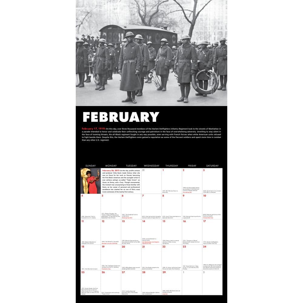 This Day in Black History 2024 Wall Calendar Alternate Image 3