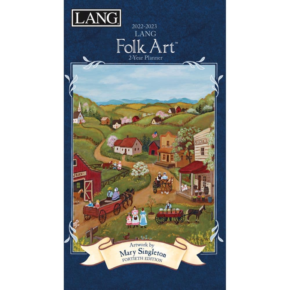 Lang Folk Art 2022 Two Year Planner