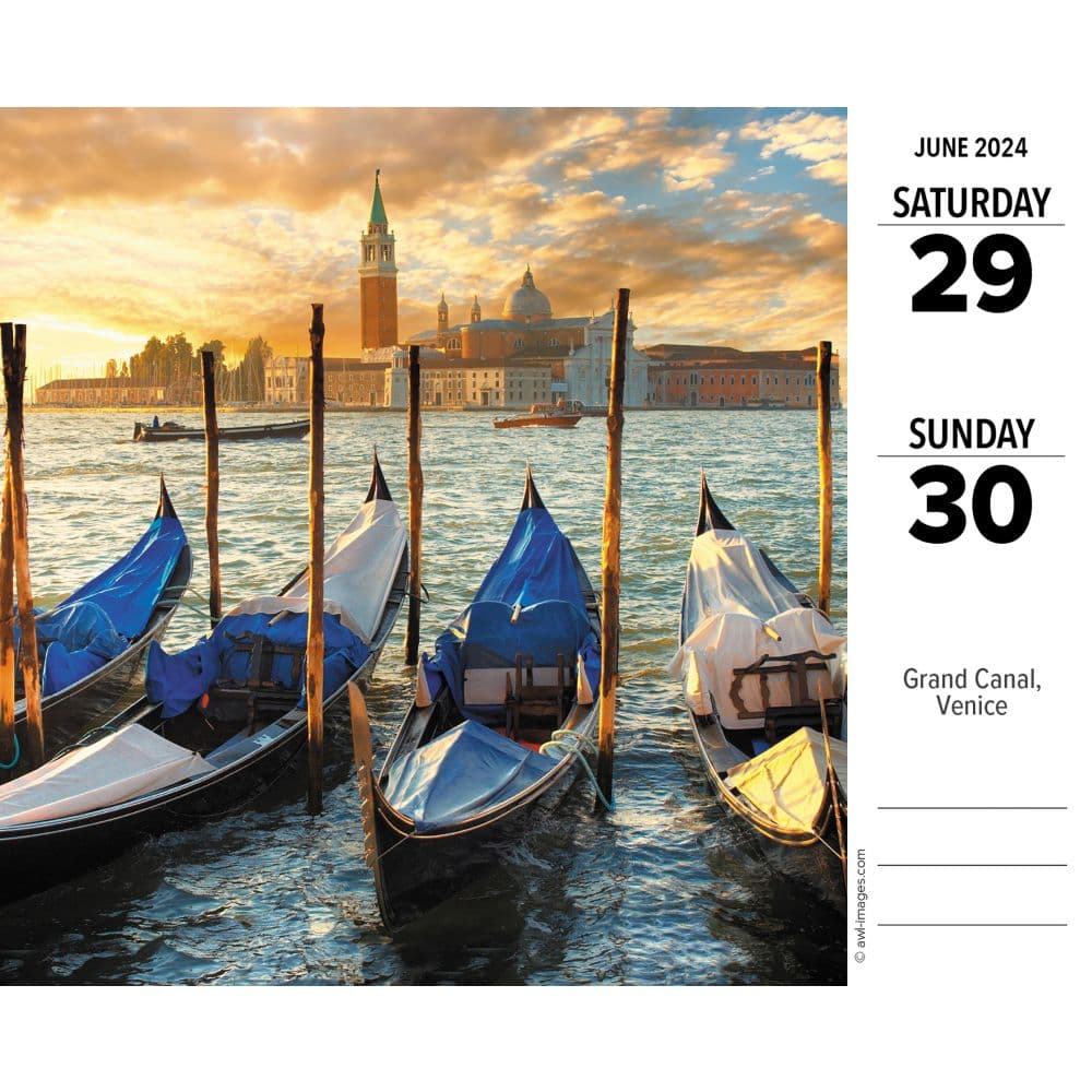 Italy 2024 Desk Calendar Alternate Image 2